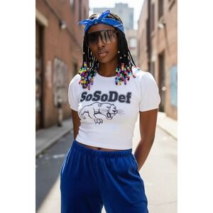 Y2K Sarah Bentley Velour Pants Royal Blue ‎ Wide Leg Women's PM